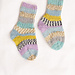 43-26 Unicorn Party Socks pattern 