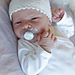 b33-17 Baby Pearl Hat pattern 