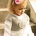 0-683 Short jacket with short sleeve in seed st pattern 