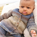 b20-21 Knitted jacket with raglan and pants pattern 