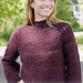 272-18 Lacy Plum Sweater pattern