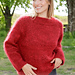 272-27 Carmine Moon Sweater pattern