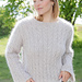 271-8 Swirling Winter Sweater pattern