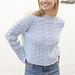 273-3 Lucky Cables Sweater pattern