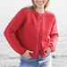 272-13 Red Autumn Cardigan pattern
