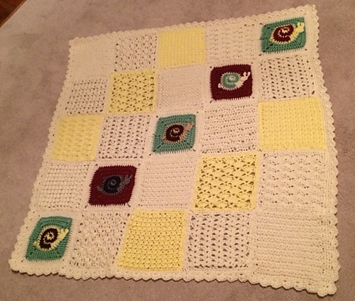 Heirloom Sampler Baby Afghan photo 3