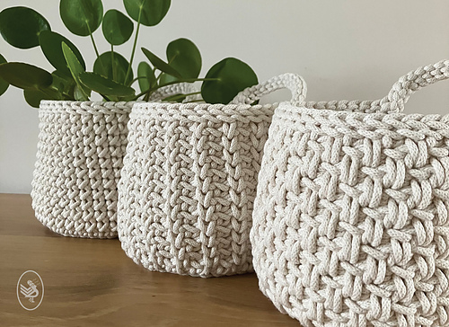 Durable Patterns Ravelry: Baskets pattern by Durable Yarn