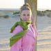 Scarf Fresh Lime pattern 
