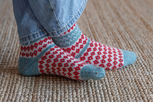Zigzag Checkered socks
