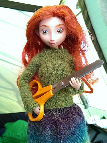 Basic Top Down Raglan Sweater for Blythe photo 6