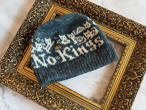 No Kings and All Cats Hat (Crochet)