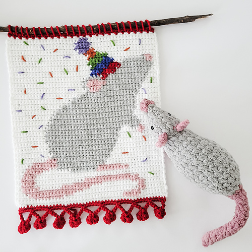 Party Rat Tapestry