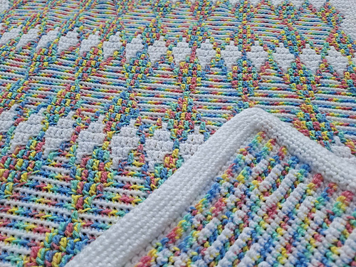 Just Diamonds Baby Blanket