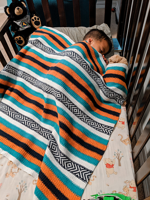 serape swaddle blanket
