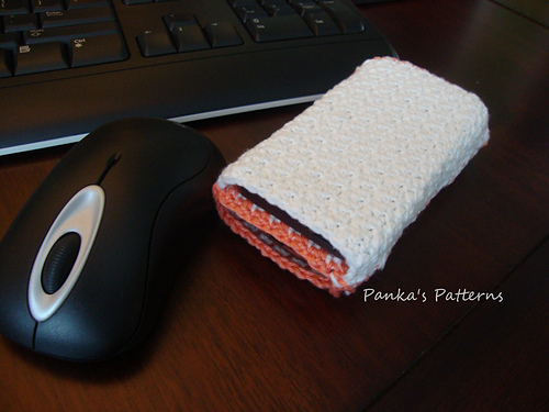 DoubleDecker Phone Case in houndtooth pattern / Kétzsebes telefontok photo 5
