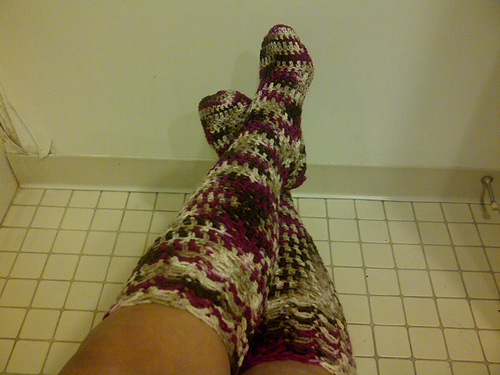 Chunky Knee-High Boot Sock 다른 모습 4