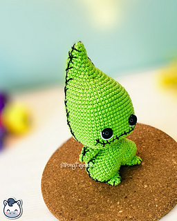 Handmade Oogie Boogie amigurumi inspired by Tim Burton’s The Nightmare Before Christmas, a perfect crochet pattern for Halloween fans and Disney lovers.