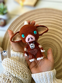 Handmade Bokoblin amigurumi inspired by Nintendo’s The Legend of Zelda: Breath of the Wild, a perfect crochet pattern for gamers and geek fans.