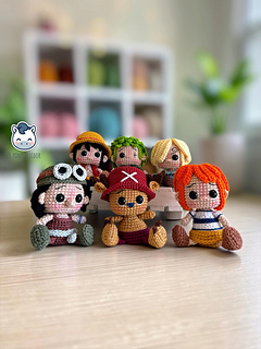 Ravelry: One Piece - Straw Hat Pirates pattern by El pony tejedor