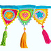 Boho Pennant Garland 3 motifs pattern 