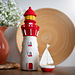 Lighthouse and boat pattern 