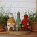 Bottle houses pattern 