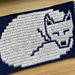 Arctic fox Mosaic Motif pattern 