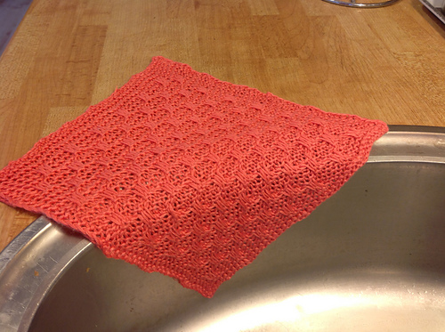 Slip Stitch Dishcloth photo 1