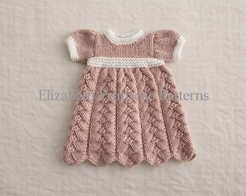 Ravelry: Herringbone Doll Dress Knitting Pattern P33 pattern by ...
