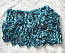 Wrap it around twice and button it in front!