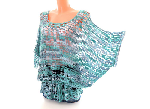 “Türkis” – Batwing Tunic
