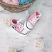 Crochet Chucks sneakers four sizes pattern