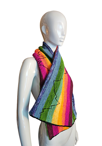 Rainbow Chart Scarf