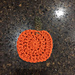 Pumpkin coaster pattern 