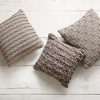 Ravelry: Crochet Pillow Trio pattern by Yarnspirations Design Studio