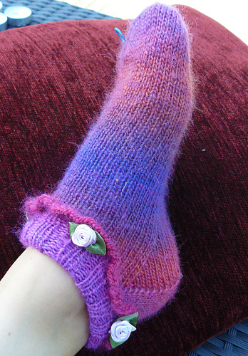 4 Paar Rüschen Socken Damen - Süße Söckchen Mit Spitzen-Rüschen