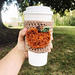 Pumpkin Coffee Cozy pattern 