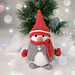 Snowman in vest pattern 