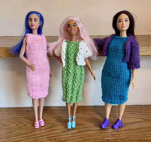 Fashion Doll Dresses and Cardigans