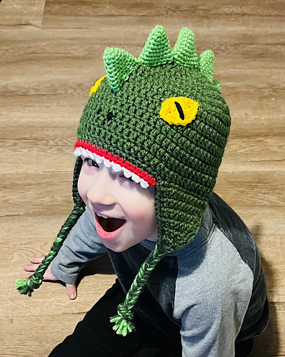 Ravelry: Tyrannosaurus Rex Hat pattern by Sarah Petersen
