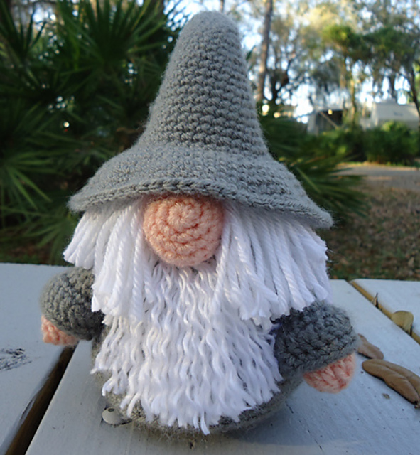 Ravelry Gandalf Gonk pattern by April Crochets