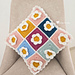Daisy Patch Cushion Cover pattern