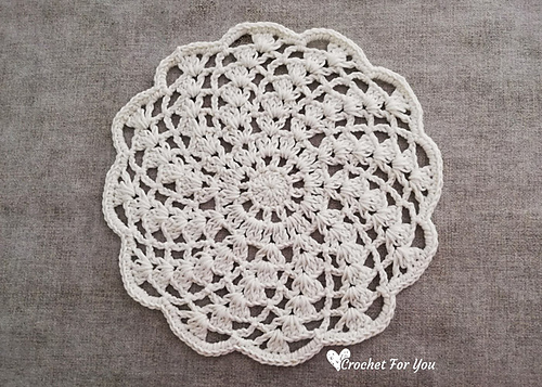 Spiral Lace Doily photo 5