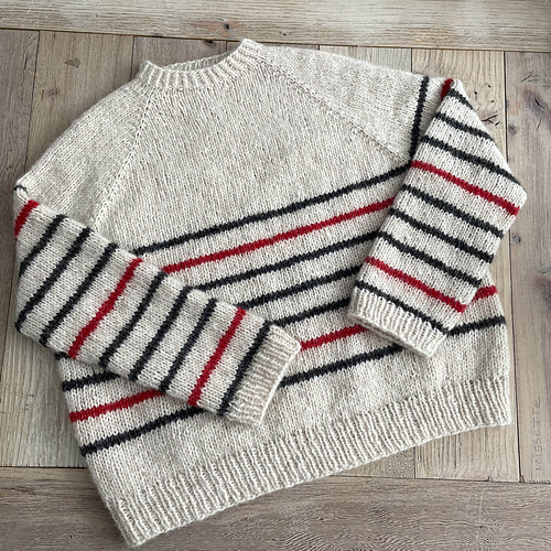 Ravelry Warmup Sweater pattern by Espace Tricot