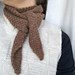 My simple scarf (and my mocha neck)