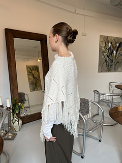 The shoulder, that’s sewn with mattress stitch.