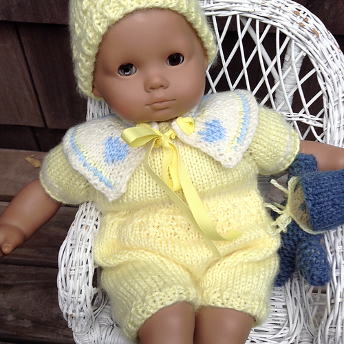 Ravelry Sweet Baby Doll Onesie pattern by Janice Helge