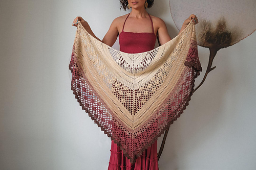 Solnedgangsdiamanter - Expression Fiber Arts