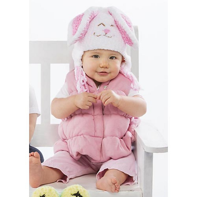 Ravelry Zookeeper Hats Bunny pattern by Rae Blackledge