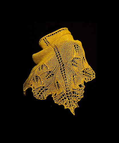 Ginkgo Shoulderette Shawl